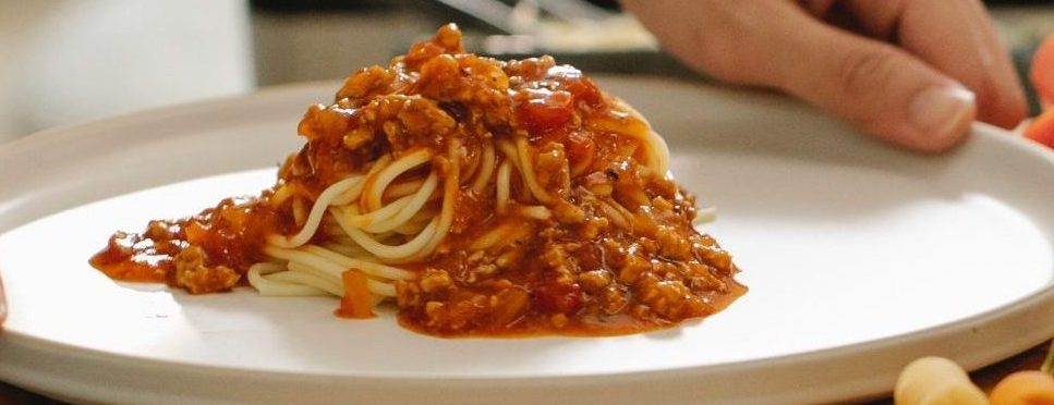 Pasta con carne picada